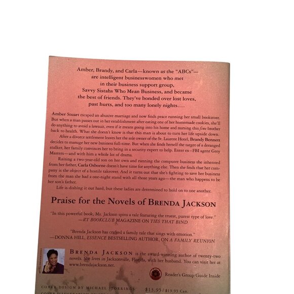 The Savvy Sistahs By Brenda Jackson 2003 Paperback Novel - Picture 7 of 11